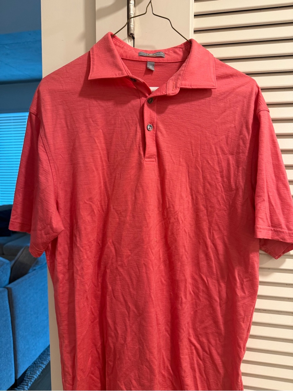 Peter Millar Coral Short-Sleeve Polo